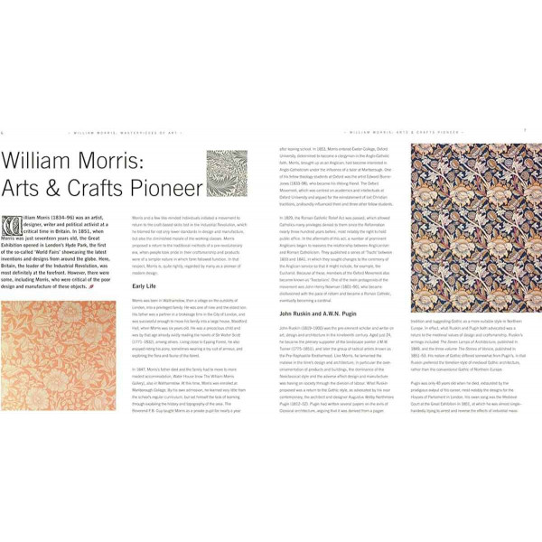 WILLIAM MORRIS MASTERPIECES OF ART 