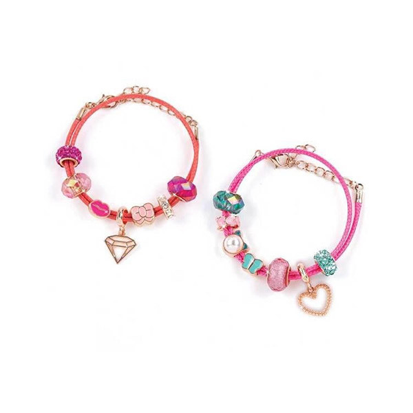 Kreativni set za pravljenje narukvica HALO CHARMS PRETTY IN PINK Make it real 