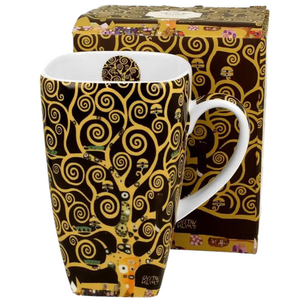 Velika četvrtasta šolja  TREE OF LIFE - KLIMT - 630ml