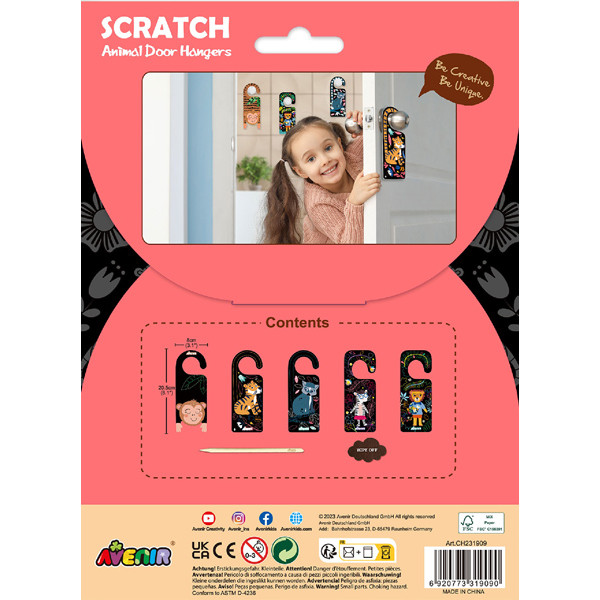 SCRATCH BOOK grebalica ŽIVOTINJE 