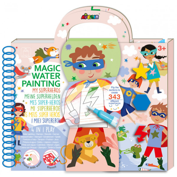 Magična vodena bojanka MOJI SUPERHEROJI 