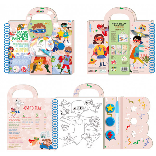 Magična vodena bojanka MOJI SUPERHEROJI 