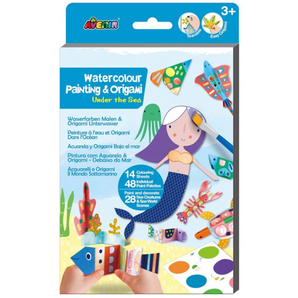Kreativni set PAINTING & ORIGAMI UNDER THE SEA 