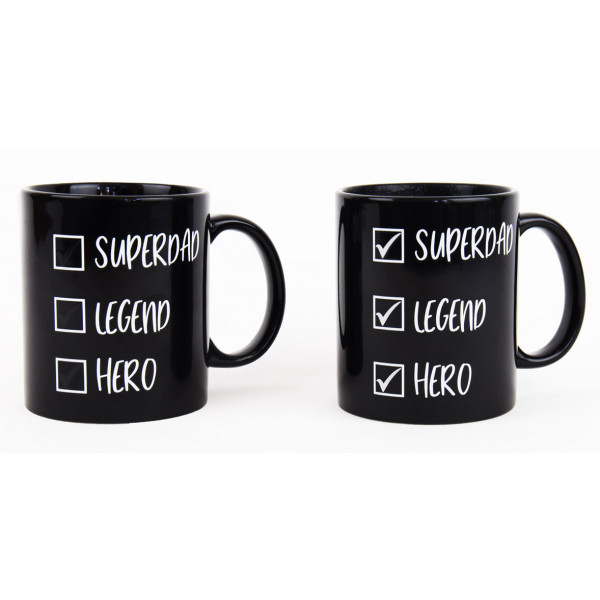 Termoaktivna šolja CHECKLIST SUPERDAD 
