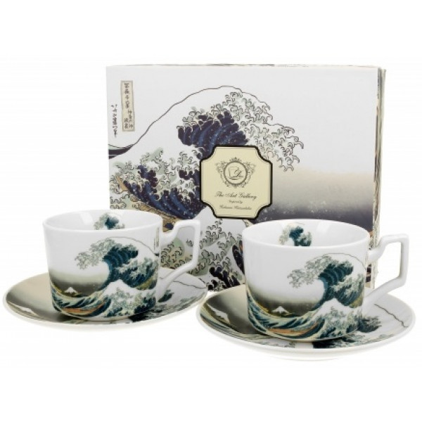 Set dve šolje  THE GREAT WAVE - K. HOKUSAI 