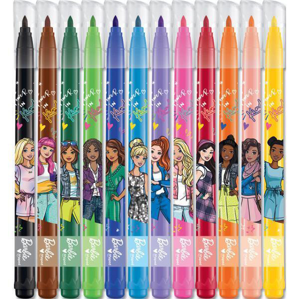 MAPED FLOMASTER BARBIE 12 