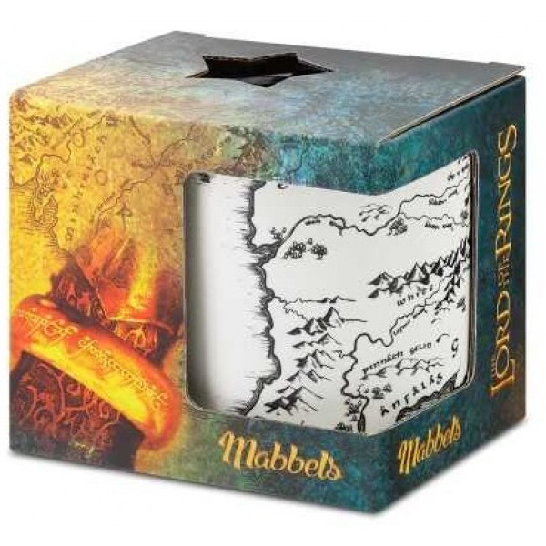 THE LORD OF THE RINGS šolja MAPA SREDNJE ZEMLJE 