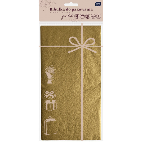 Ukrasni papir GOLD - 50x70cm 