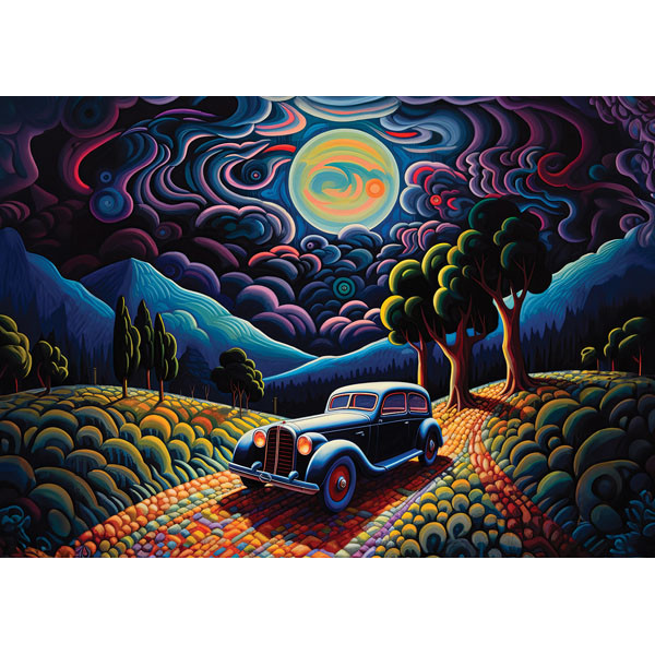 Puzzle  NIGHT IN TRANSYLVANIA 1000kom 