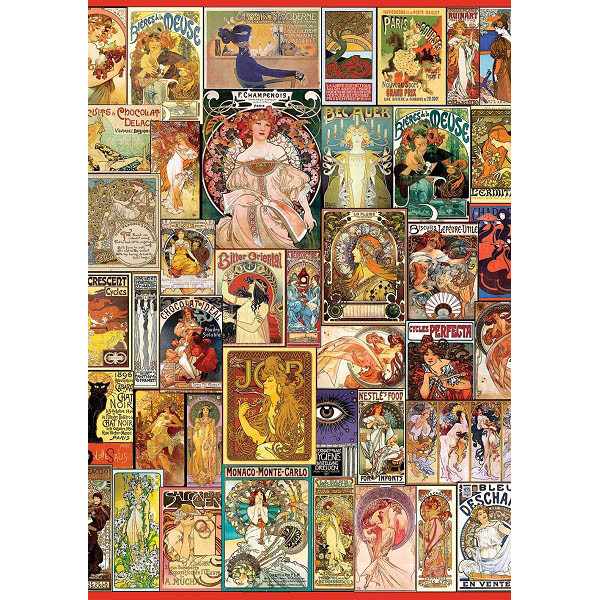 Puzzle ART NOUVEAU 1500kom 