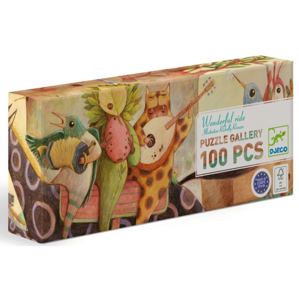 Puzzle za decu WONDERFUL RIDE - 100kom 
