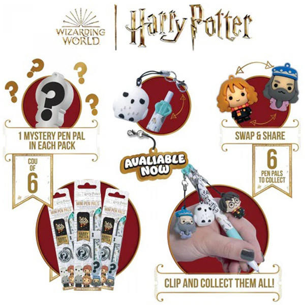 Mini hemijska olovka + 2 FIGURICE - HARRY POTTER 