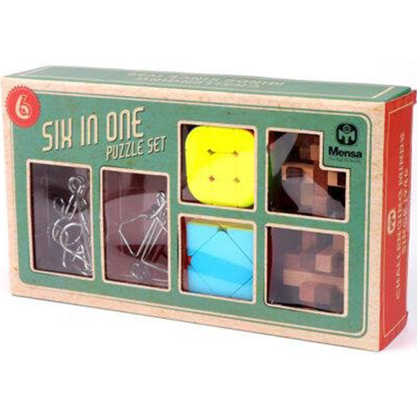 Mozgalica MENSA 6 IN 1 PUZZLE SET 