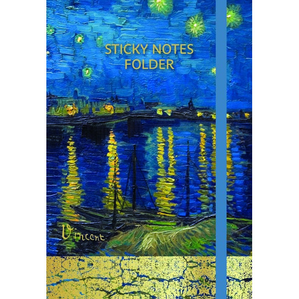 Notes A5 sa samolepljivim papirićima VAN GOGH - STARRY NIGHT 