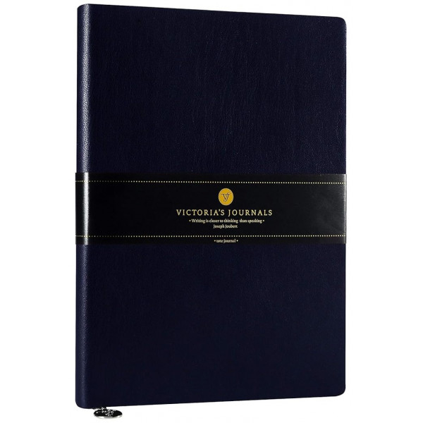 Notes fleksi A5 na linije COVER CLASSIC navy