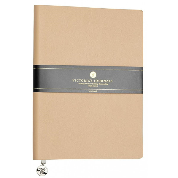 Notes fleksi A5 na linije COVER CLASSIC bež