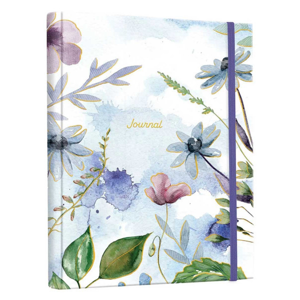 Tvrdokoričen notes sa spiralom B5 VICTORIA'S JOURNALS Cveće, na linije 