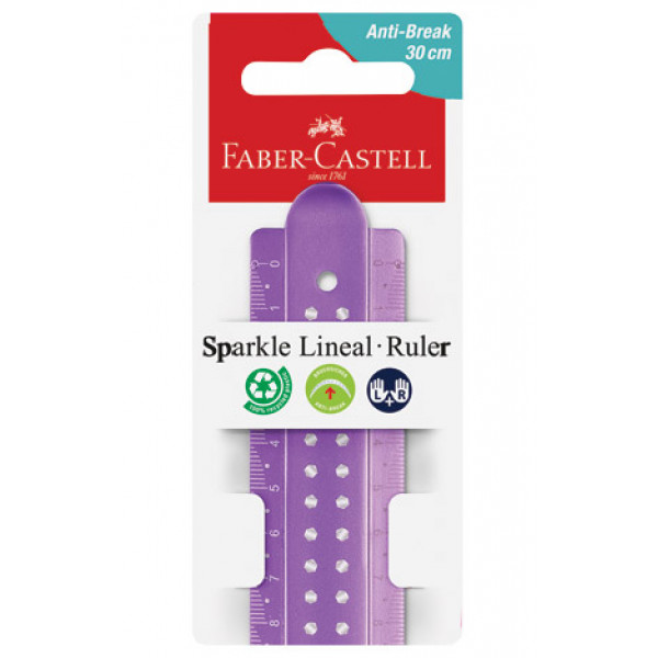 FABER CASTELL lenjir SPARKLE FLEX 30cm 