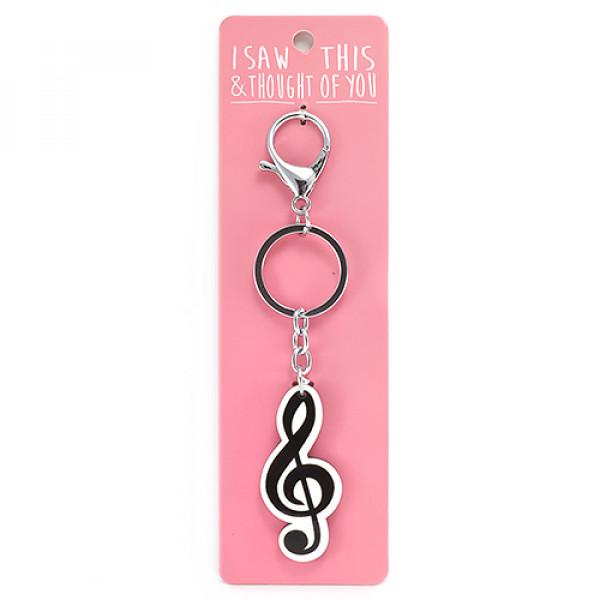Privezak za ključeve TREBLE CLEF 
