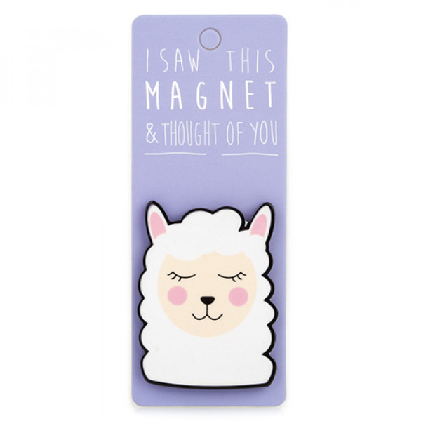 Magnet za frižider I SAW THIS MAGNET Llama 