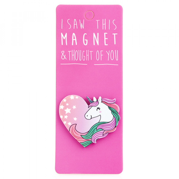 Magnet za frižider I SAW THIS MAGNET Unicorn Heart 