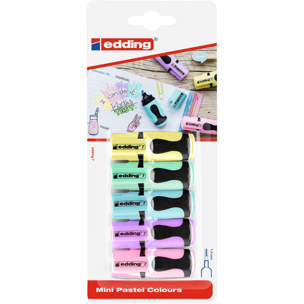 MINI SIGNIRI EDDING E-7 PASTEL U BLISTERU 1/5     EDDING SORTIRANO 