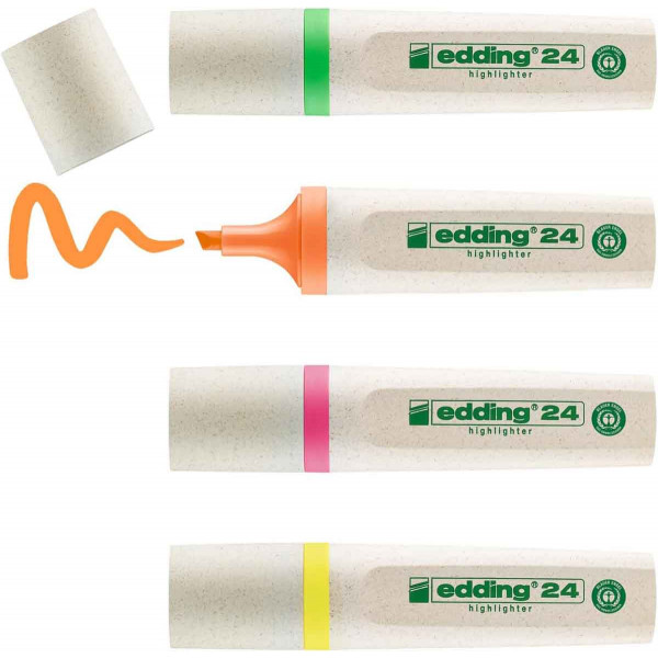 SIGNIRI E-24 ECOLINE 2-5MM       SET 1/4 EDDING SORTIRANO 
