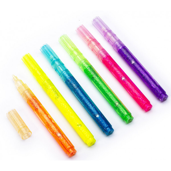 Set šest svetlucavih signira GLITTER 2 