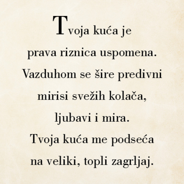 ZA MOJU BAKU 