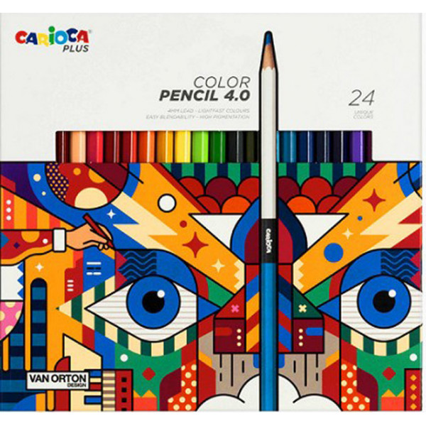 Drvene bojice CARIOCA PLUS 1/24 