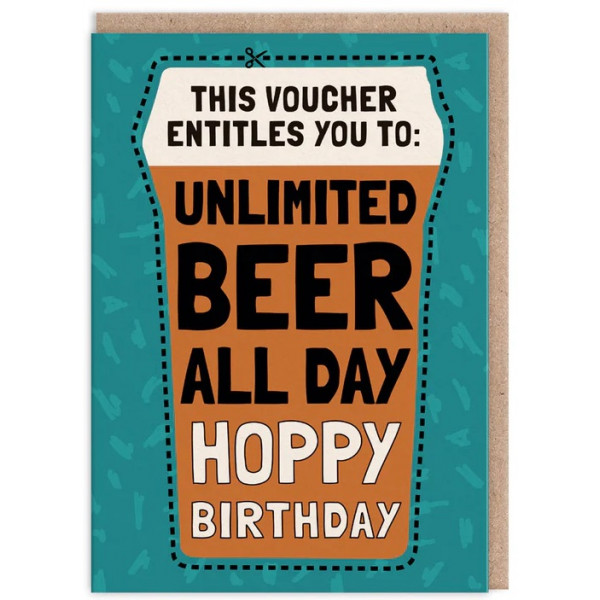 Rođendanska čestitka UNLIMITED BEER 