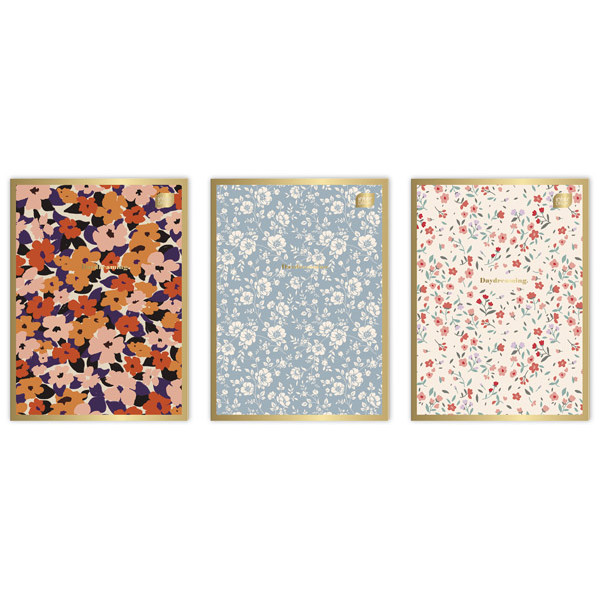 Sveska A4 METALLIC FLORAL, 60L (više vrsta) 
