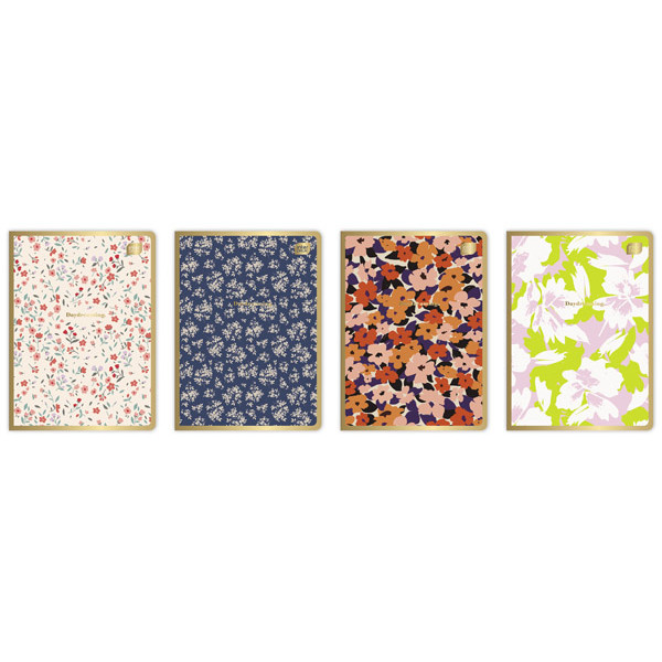 Sveska A5 kvadratići METALLIC FLORAL 
