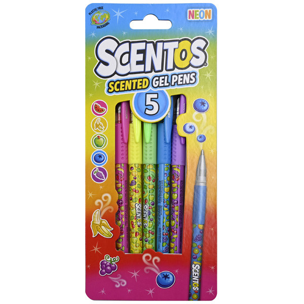 Set pet mirisljavih gel olovaka NEON 