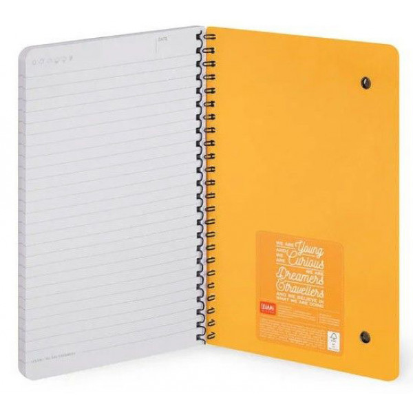 Notes sa spiralom A5 linije CRVENE PANDE 