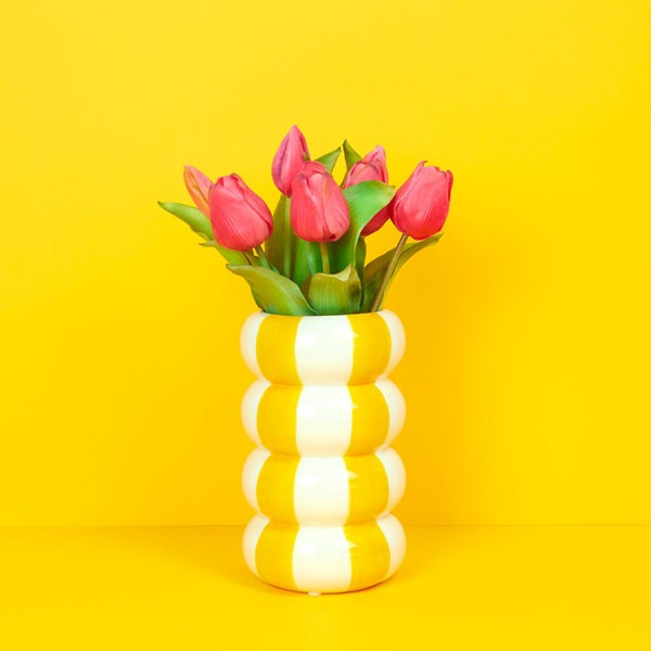 Vaza YELLOW FLOATS 20 cm 