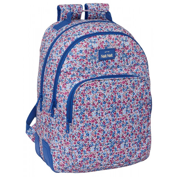Ranac sa dve pregrade NAIT NAIT Floral Azul 