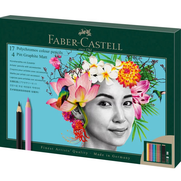 FABER CASTELL umetničke drvene bojice 23kom 