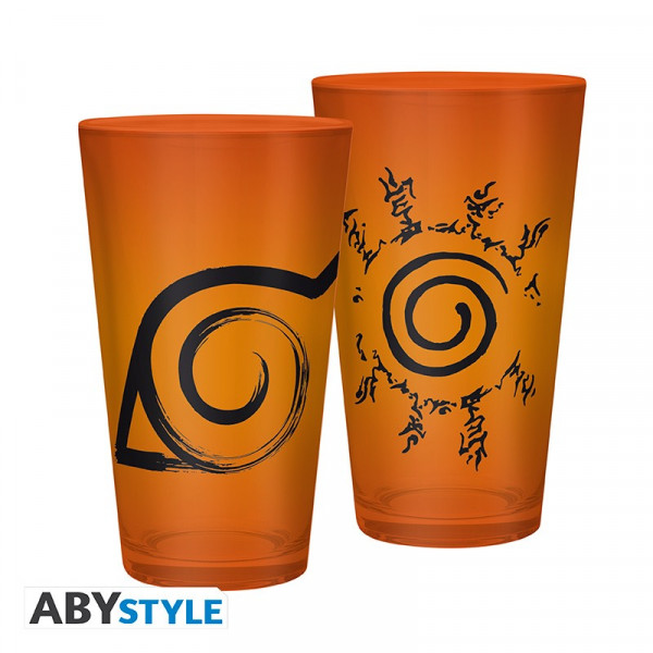 Velika čaša 400ml NARUTO SHIPPUDEN Konoha & Seal 