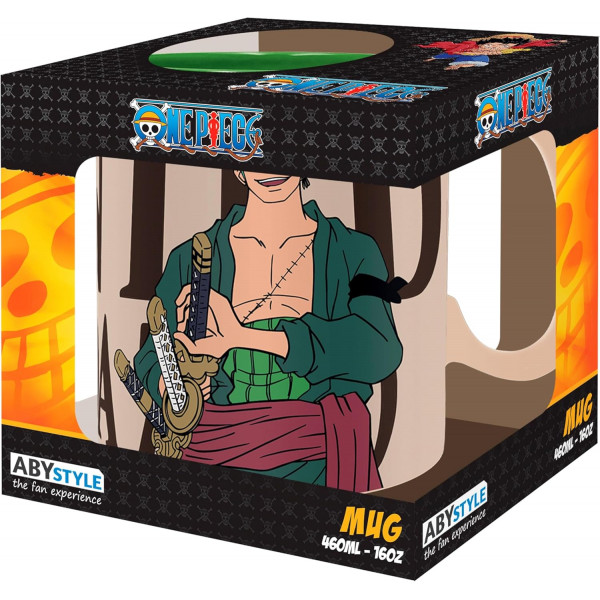 Šolja 460ml ONE PIECE Zoro & Wanted 