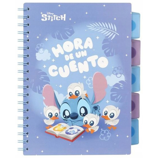 Notes sa spiralom B5 STITCH - HORA DE UN CUENTO 