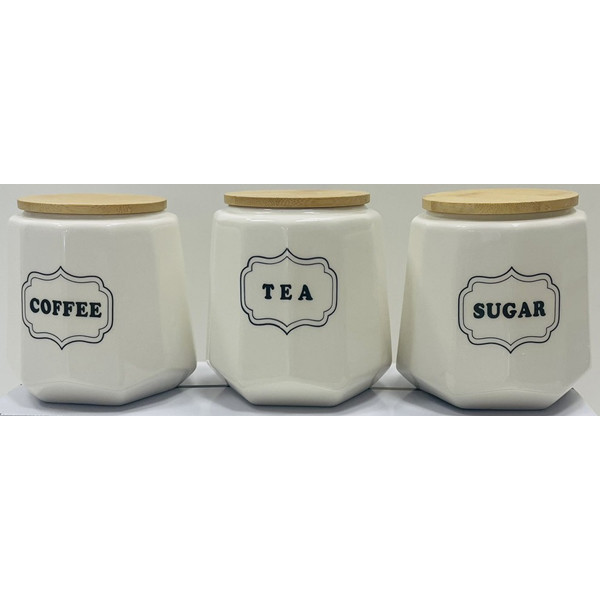 Kuhinjski set KAFA, ŠEĆER I ČAJ 
