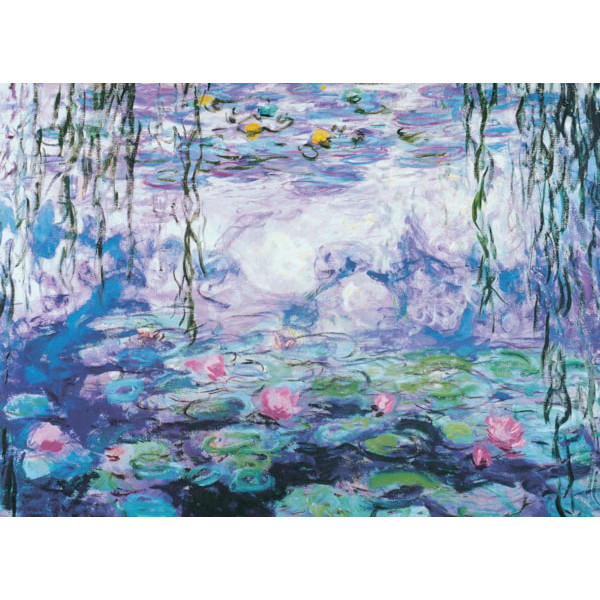 Puzzle WATERLILIES BY CLAUDE MONET 1000kom 