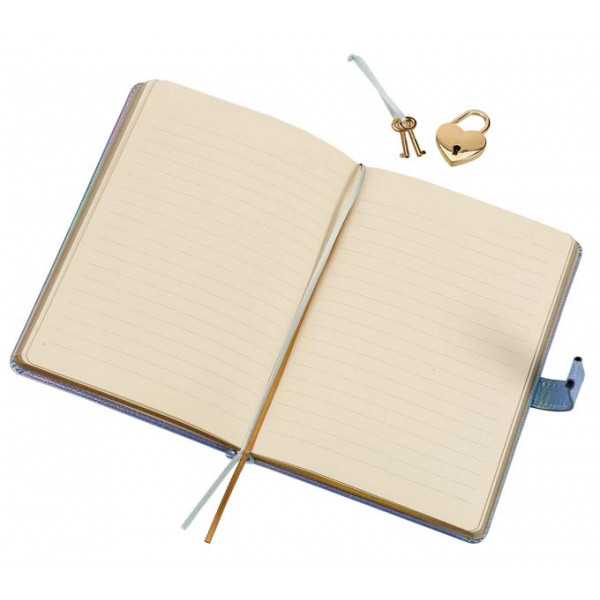 VICTORIA'S JOURNALS dnevnik sa ključićem HUSH-HUSH -tirkiz 