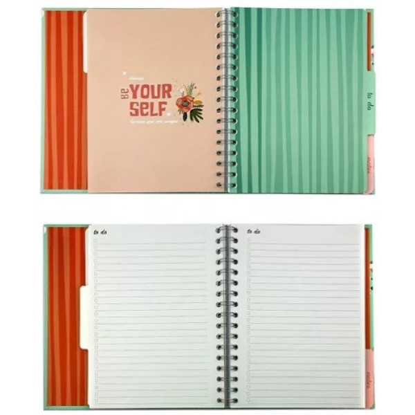 VICTORIA'S JOURNALS nedeljni planer B5 FLOWERS 