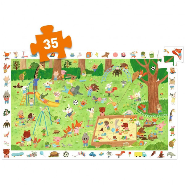 Puzzle za decu 35 LITTLE FRIENDS GARDEN 