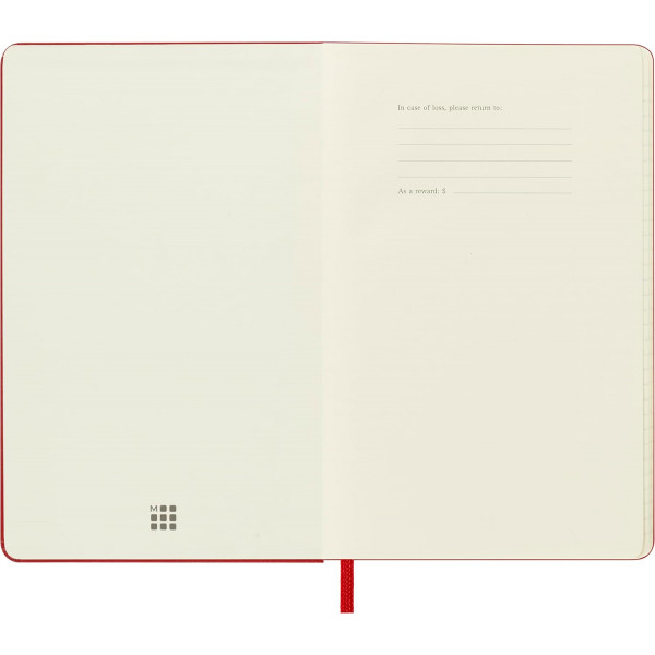 MOLESKINE datumirani planer 2025 TP CRVENI 9x14cm 