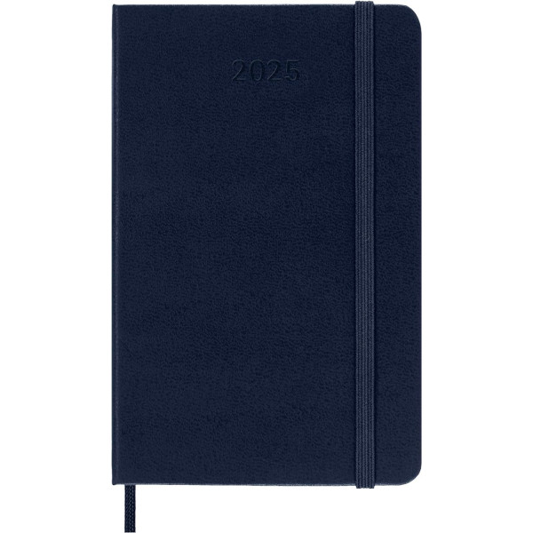 MOLESKINE datumirani nedeljni planer TP 2025 PLAVI 13x21cm 