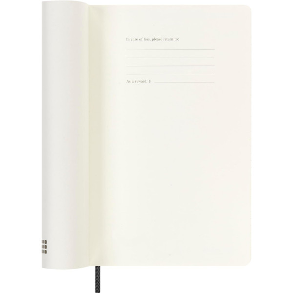 MOLESKINE datumirani nedeljni planer MP 2025 CRNI 13x21cm 