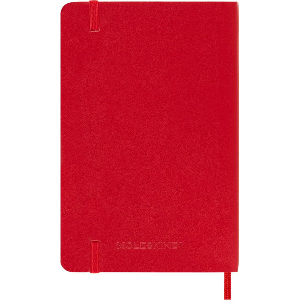 MOLESKINE datumirani nedeljni planer 2025 MP CRVENI 9x14cm 
